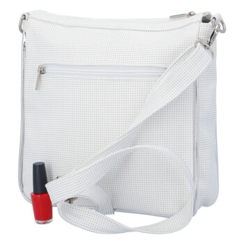 Dámska crossbody kabelka biela - Carine C300